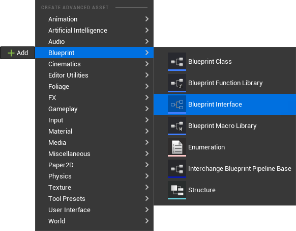 Creating a Blueprint Interface