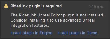 Rider Link Installation Prompt
