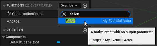 UFUNCTION(BlueprintNativeEvent) with an Output Parameter
