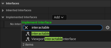 Blueprintable Interface