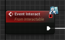 Interact in Blueprints